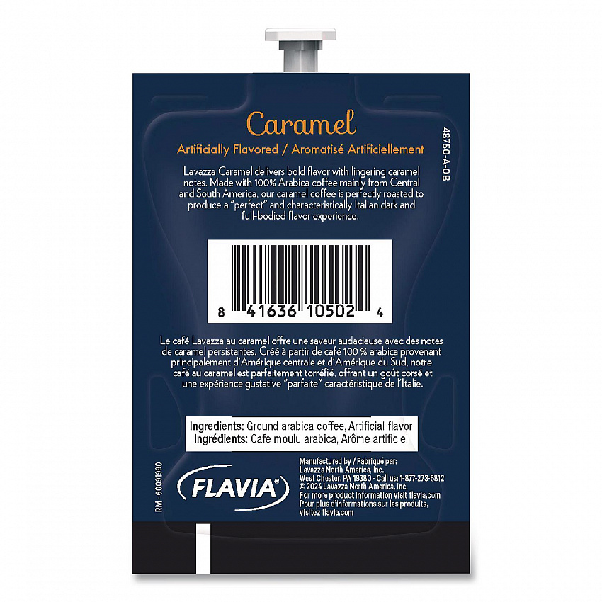 Lavazza Carmel Coffee Freshpack, 76/Carton (48750)