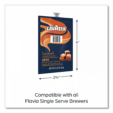 Lavazza Carmel Coffee Freshpack, 76/Carton (48750)
