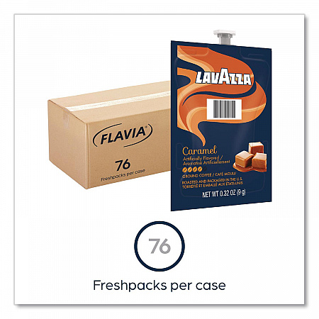 Lavazza Carmel Coffee Freshpack, 76/Carton (48750)