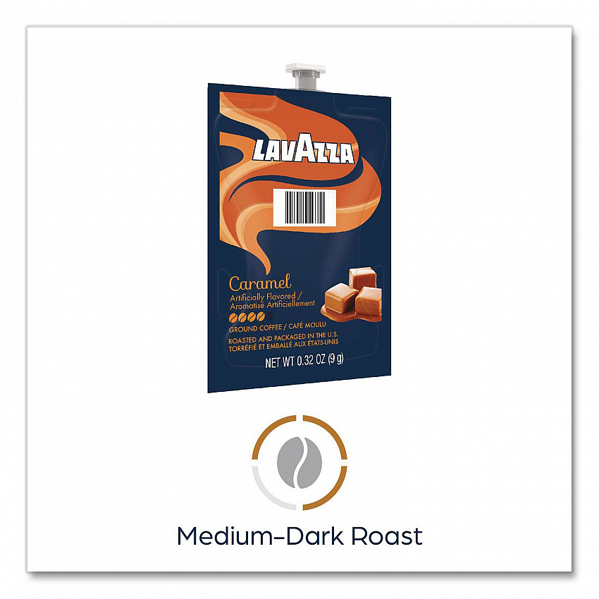 Lavazza Carmel Coffee Freshpack, 76/Carton (48750)