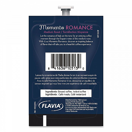 Lavazza Momento Romance Coffee Freshpack, 38/Carton (48792)