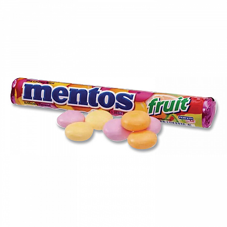 Chewy Mints, 1.32 oz, Mixed Fruit, 15 Rolls/Box (4181)