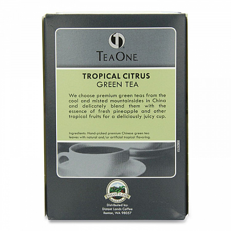 Tea Pods, Tropical Citrus Green, 14/Box (20700)