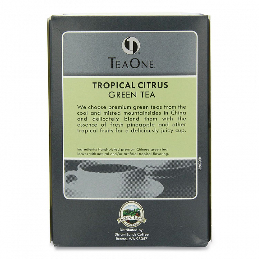 Tea Pods, Tropical Citrus Green, 14/Box (20700)