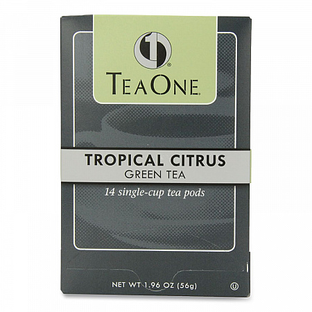 Tea Pods, Tropical Citrus Green, 14/Box (20700)