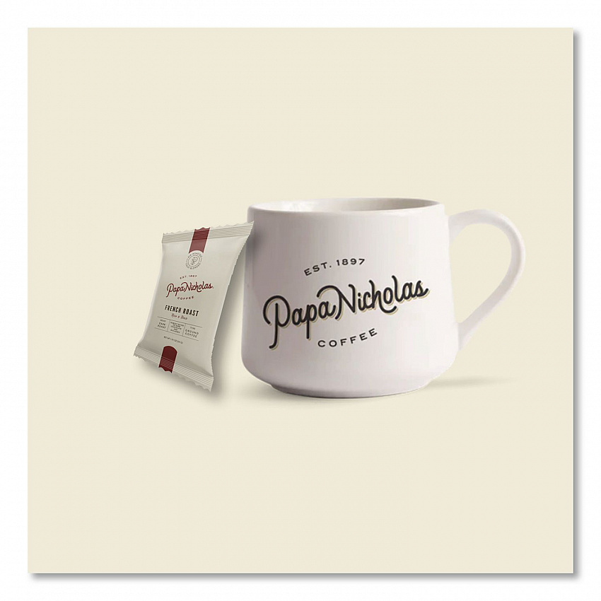 Premium Coffee, French Roast, Ground Portion Packs, 18/Carton (25183)