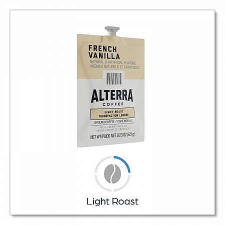 Alterra French Vanilla Coffee Freshpack, 40/Carton (48721)