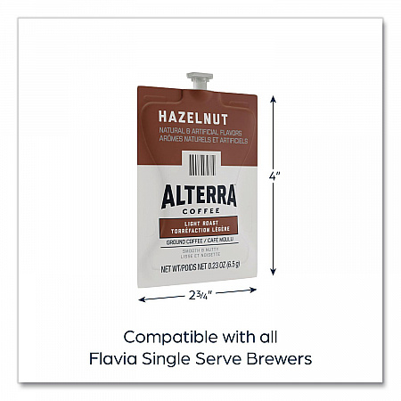 Alterra Hazelnut Coffee Freshpack, 40/Carton (48722)