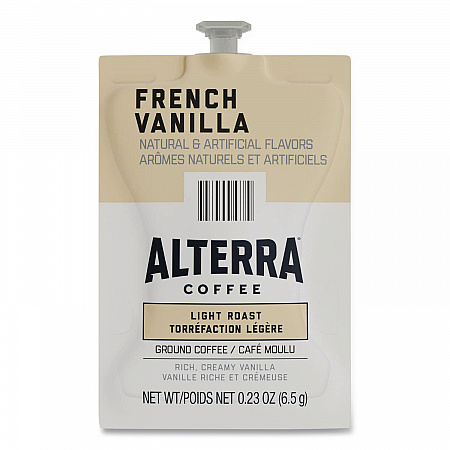 Alterra French Vanilla Coffee Freshpack, 40/Carton (48721)