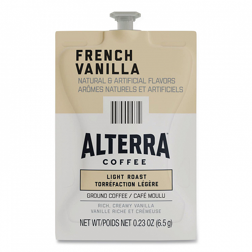 Alterra French Vanilla Coffee Freshpack, 40/Carton (48721)