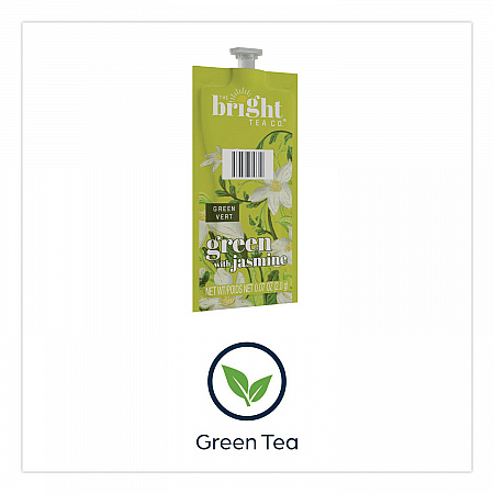 The Bright Tea Co. Green with Jasmine Tea Freshpack, 40/Carton (48723)