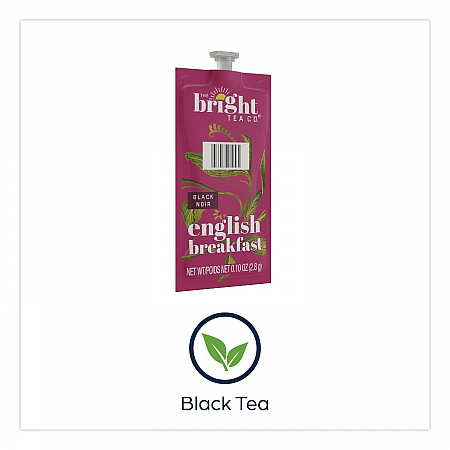The Bright Tea Co. English Breakfast Black Tea Freshpack, 40/Carton (48724)