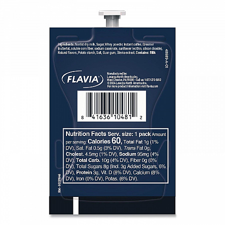 Lavazza Vanilla Latte, 72/Carton (48689)