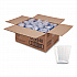 Classic Crystal Plastic Tumblers, 9 oz, Clear, Fluted, Squat, 20/Pack, 12 Packs/Carton (CC9240)