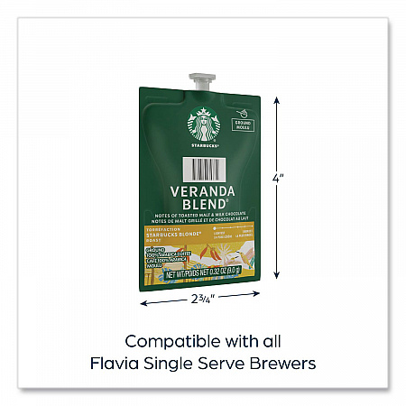 Starbucks Veranda Blend Coffee Freshpack, 76/Carton (48102)