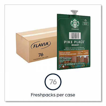 Starbucks Pike Place Roast Coffee Freshpack, 76/Carton (48103)