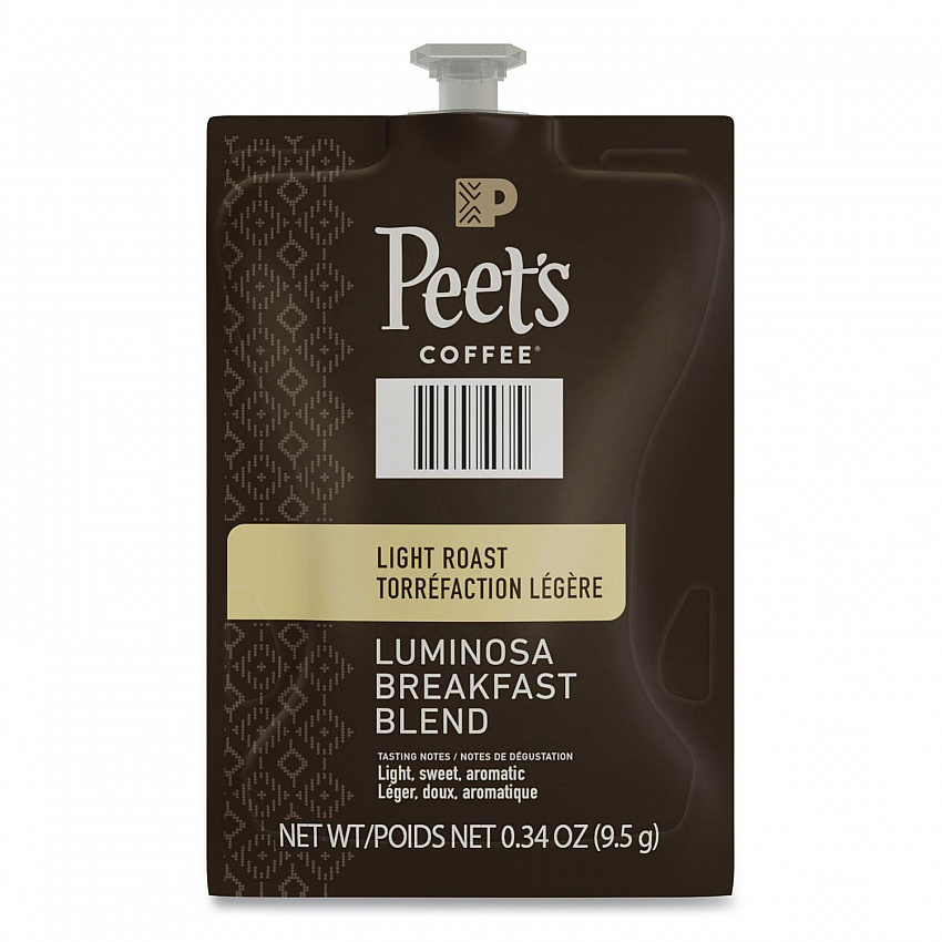 Peet's Coffee Colombia Luminosa, Breakfast Blend, 76/Carton (48037)