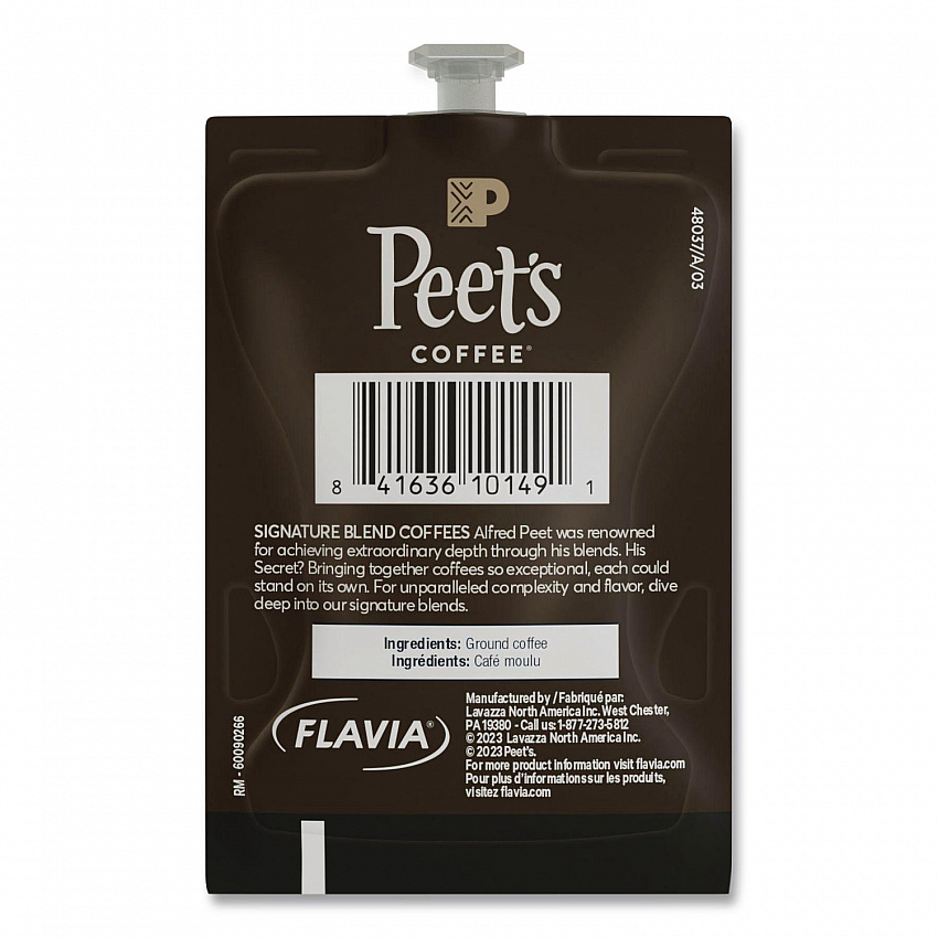 Peet's Coffee Colombia Luminosa, Breakfast Blend, 76/Carton (48037)