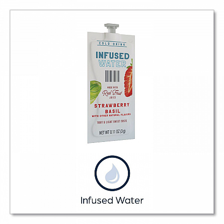 Strawberry Basil Infused Water Freshpack, 100/Carton (48053)