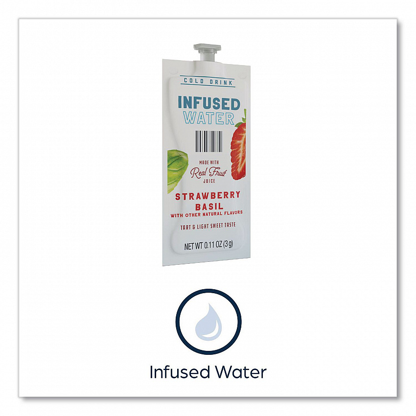 Strawberry Basil Infused Water Freshpack, 100/Carton (48053)