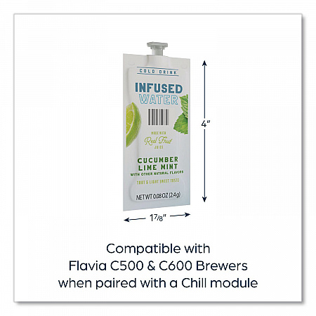Cucumber Lime Mint Infused Water Freshpack, 100/Carton (48051)