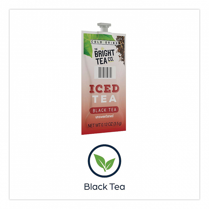 The Bright Tea Co. Unsweetened Iced Black Tea Freshpack, 100/Carton (48047)