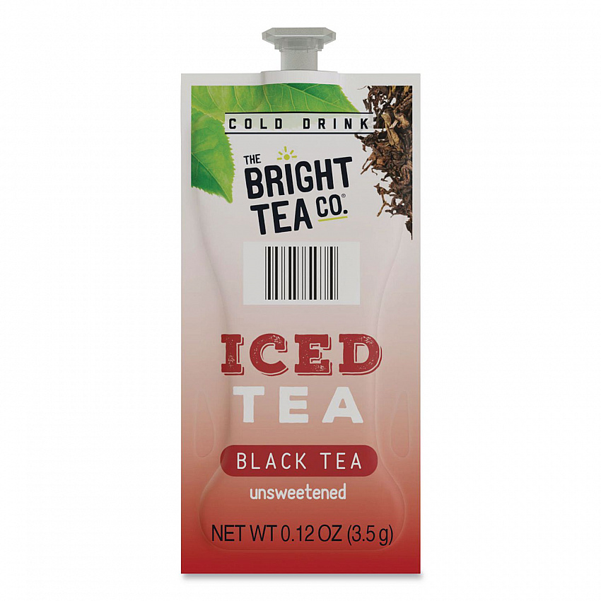 The Bright Tea Co. Unsweetened Iced Black Tea Freshpack, 100/Carton (48047)