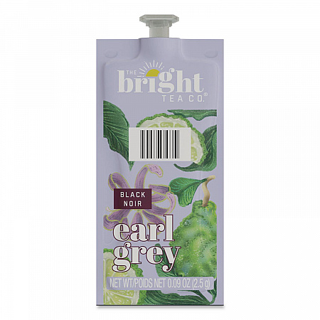 The Bright Tea Co. Earl Grey Black Tea Freshpack, 100/Carton (48026)