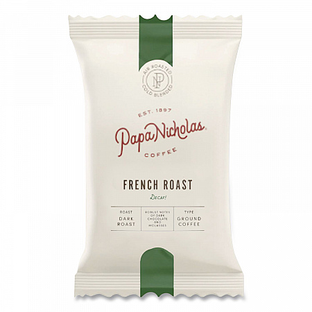 Premium Coffee, Decaffeinated French Roast, 18/Carton (25186)