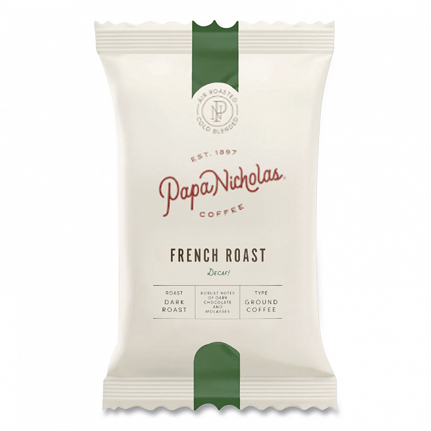 Premium Coffee, Decaffeinated French Roast, 18/Carton (25186)