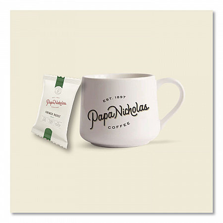 Premium Coffee, Decaffeinated French Roast, 18/Carton (25186)