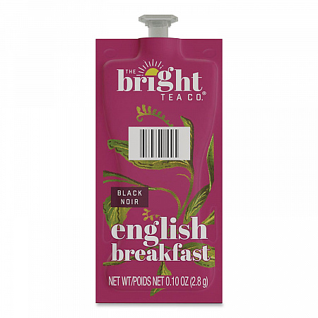 The Bright Tea Co. English Breakfast Black Tea Freshpack, 100/Carton (48027)