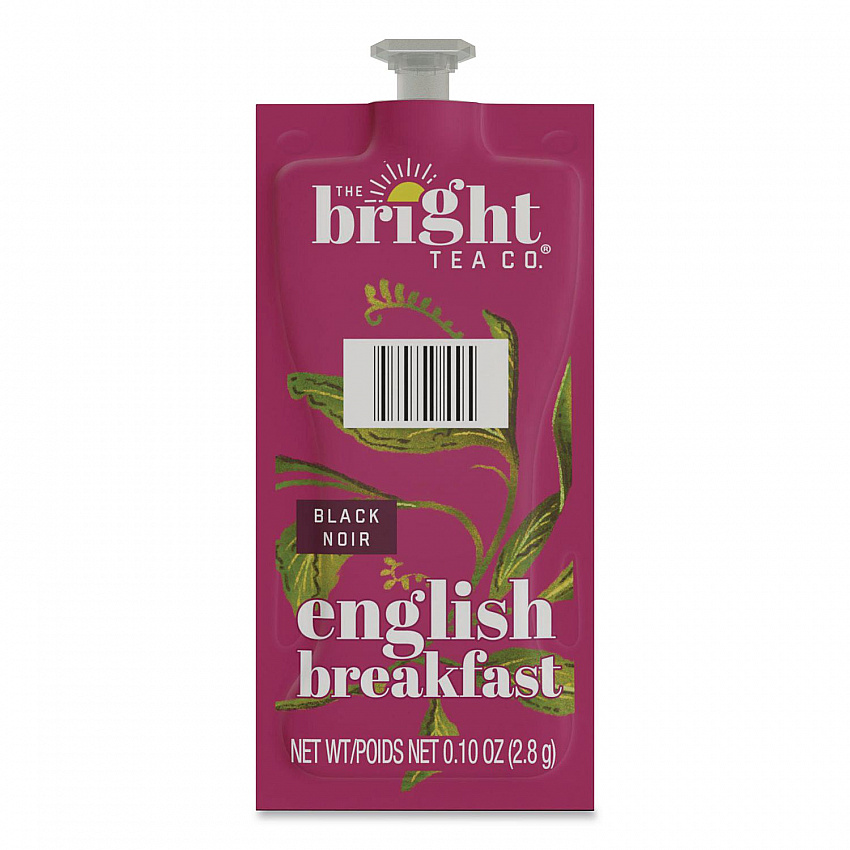 The Bright Tea Co. English Breakfast Black Tea Freshpack, 100/Carton (48027)