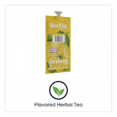 The Bright Tea Co. Lemon Herbal Tea Freshpack, 100/Carton (48022)