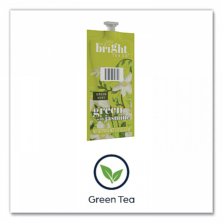 The Bright Tea Co. Green with Jasmine Tea Freshpack, 100/Carton (48023)