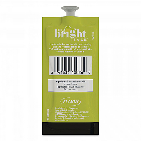 The Bright Tea Co. Green with Jasmine Tea Freshpack, 100/Carton (48023)