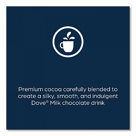 Dove Hot Chocolate Freshpack, Milk Chocolate, 72/Carton (48000)
