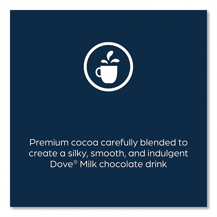 Dove Hot Chocolate Freshpack, Milk Chocolate, 72/Carton (48000)