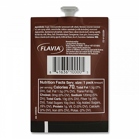 Dove Hot Chocolate Freshpack, Milk Chocolate, 72/Carton (48000)