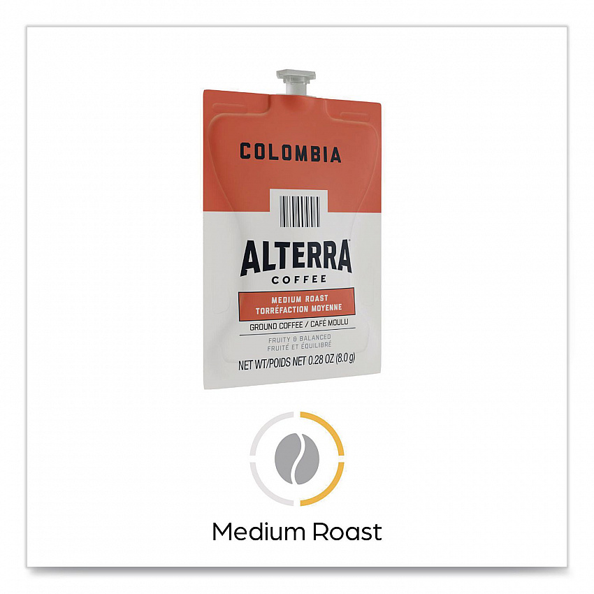 Alterra Columbia Coffee Freshpack, 100/Carton (48006)