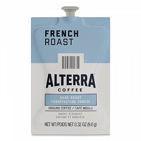 Alterra French Roast Coffee Freshpack, 100/Carton (48010)