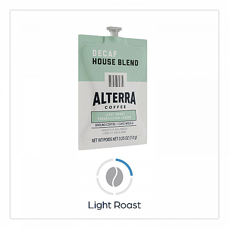 Alterra Decaf House Blend Coffee Freshpack, 100/Carton (48013)