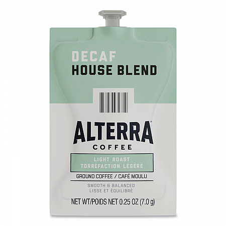 Alterra Decaf House Blend Coffee Freshpack, 100/Carton (48013)
