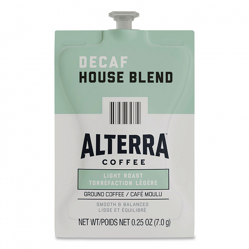 Alterra Decaf House Blend Coffee Freshpack, 100/Carton (48013)