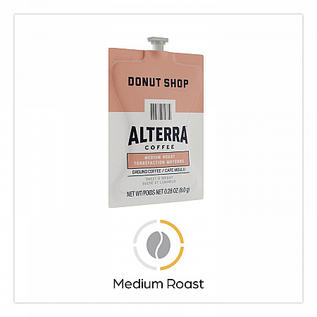 Alterra Donut Shop Coffee Freshpack, 100/Carton (48019)
