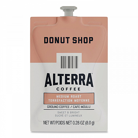 Alterra Donut Shop Coffee Freshpack, 100/Carton (48019)