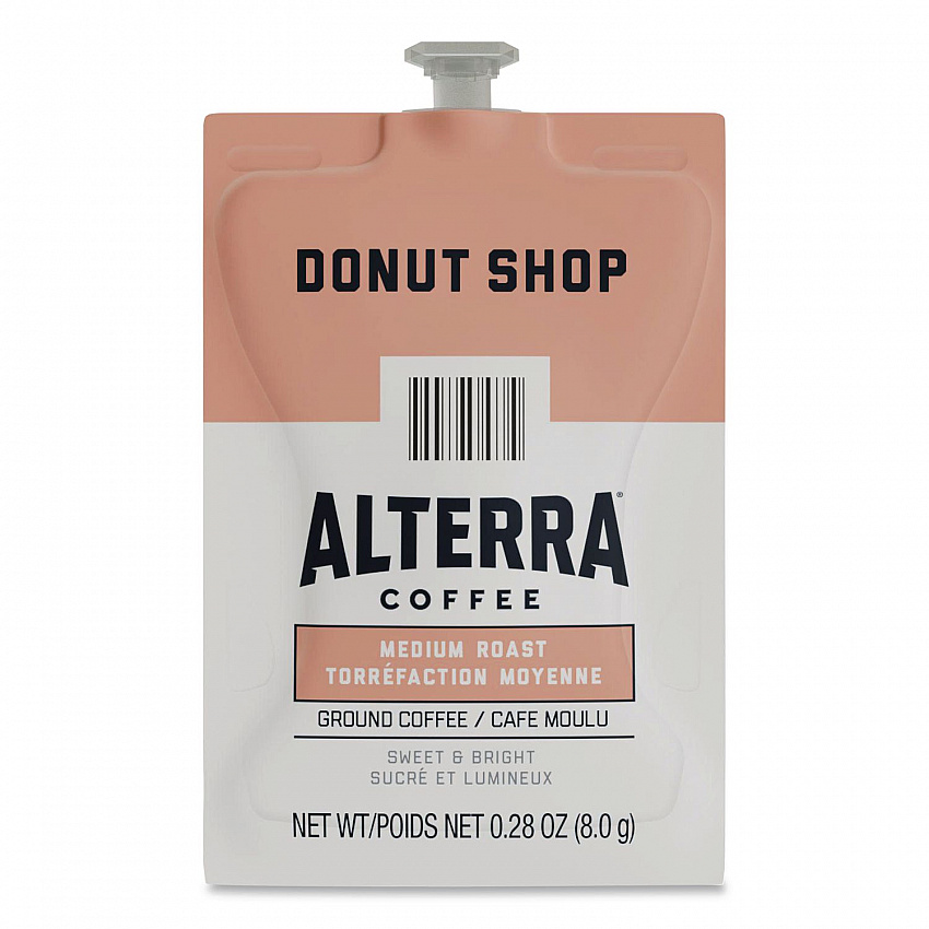 Alterra Donut Shop Coffee Freshpack, 100/Carton (48019)