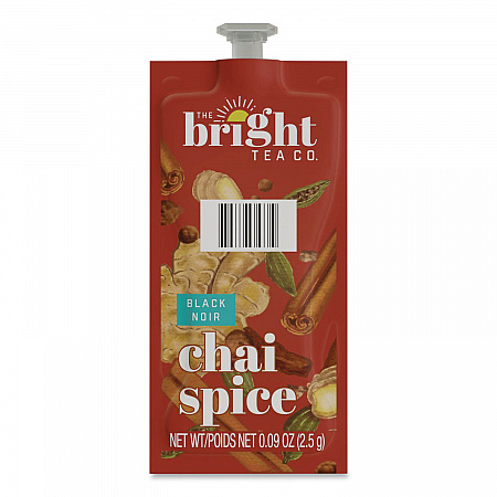 The Bright Tea Co. Chai Spice Black Tea Freshpack, 100/Carton (48021)