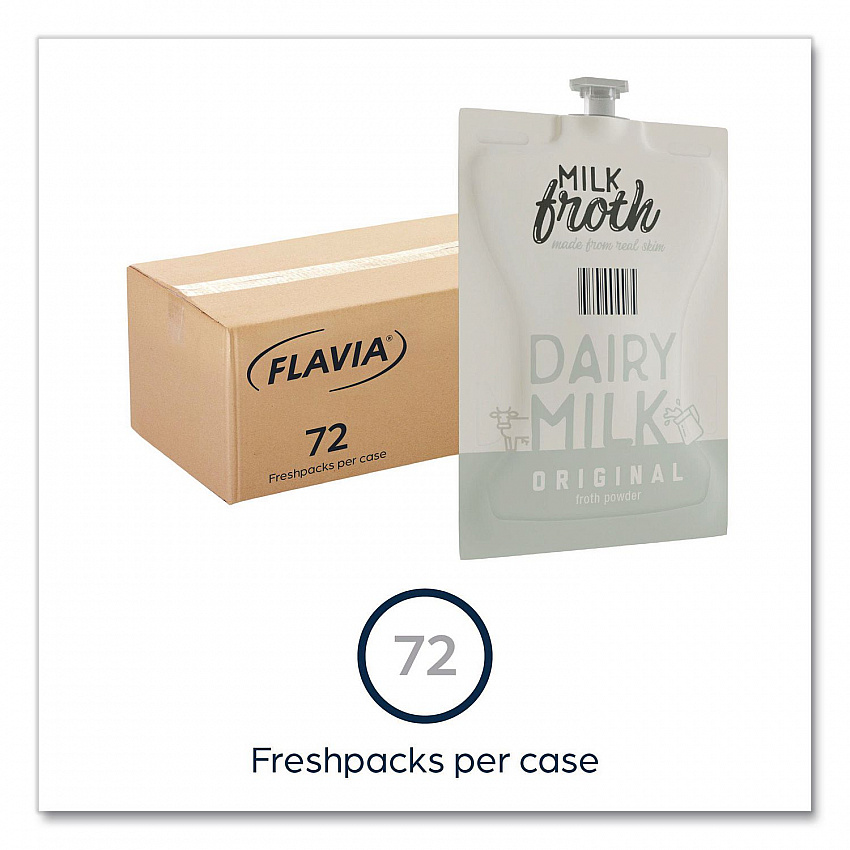 Dairy Milk Froth Powder Freshpack, 0.46 oz Pouch, 72/Carton (48002)
