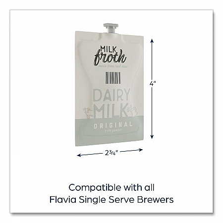 Dairy Milk Froth Powder Freshpack, 0.46 oz Pouch, 72/Carton (48002)